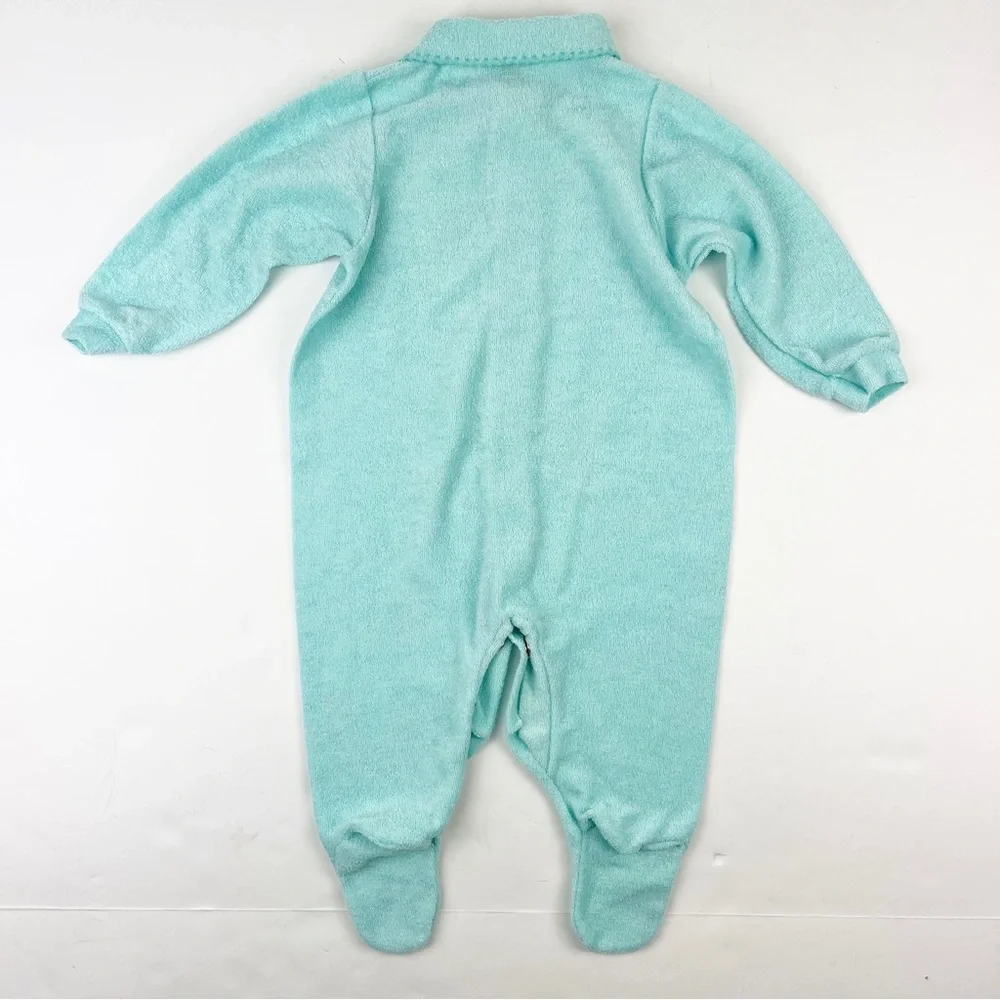 Vintage Carters Terry Footed Sleeper Giraffe One Piece 3-6 Months
